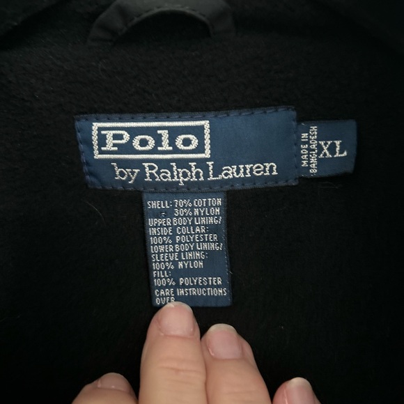 Keep you warm all winter! Vintage Polo Ralph Lauren Coat Jacket XL - Picture 2 of 7